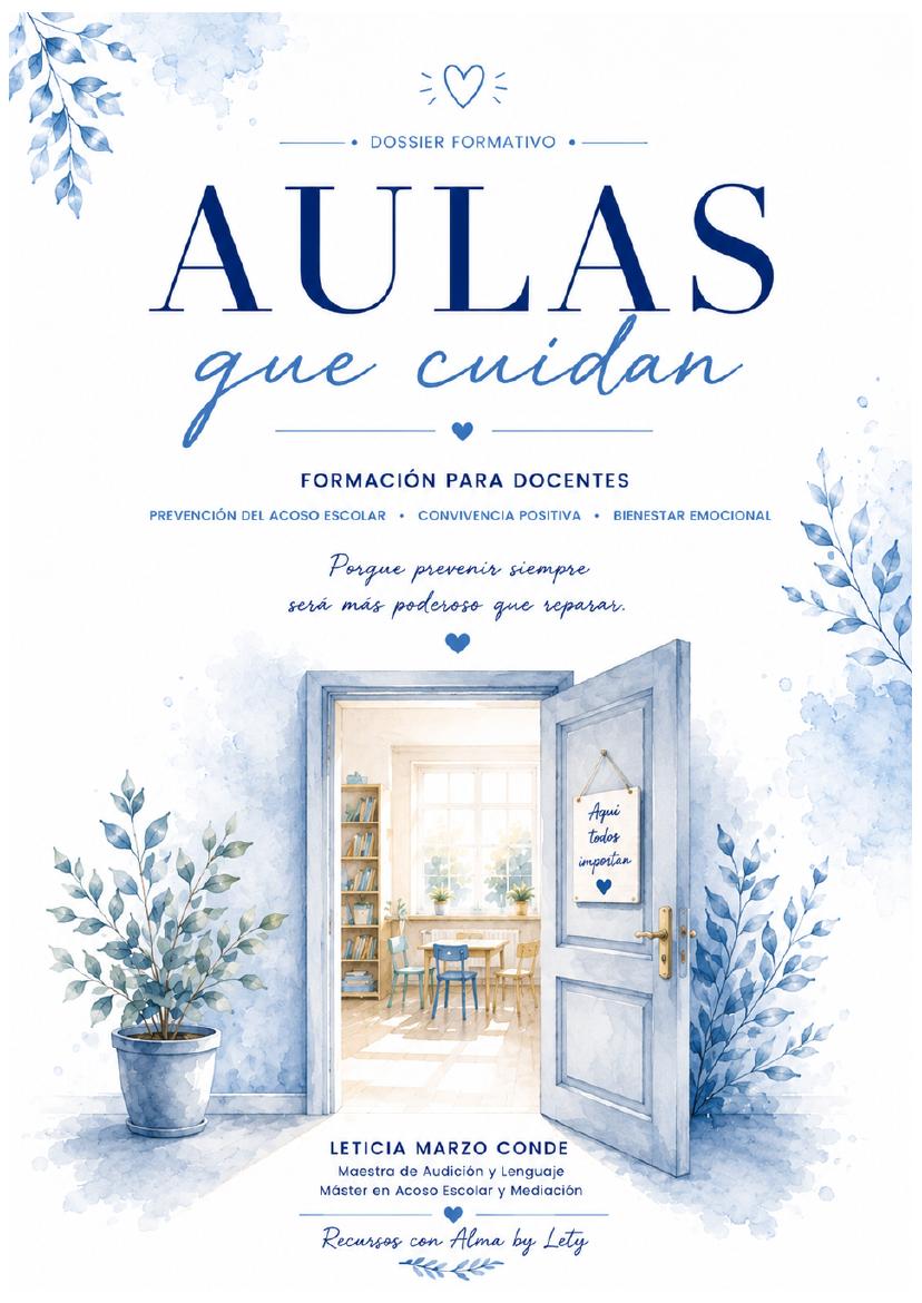 Portada del curso para docentes Aulas que cuidan